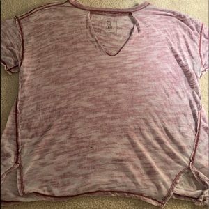 free people front cut out tee!